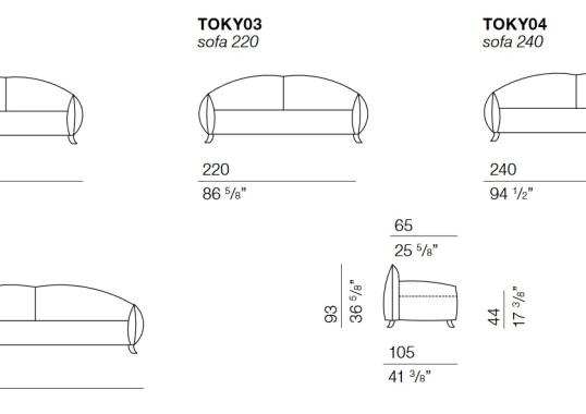 Диван от фабрики Bodema модель TOKY0 Tokyo Sofa