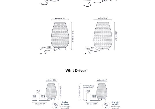 Уличный светильник Bover Amphora Floor Lamp image 5