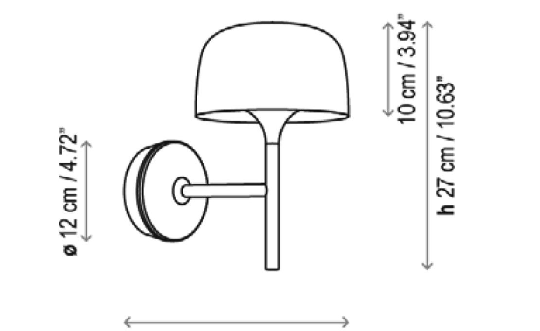 Настенный Светильник от фабрики Bover модель 20101013012