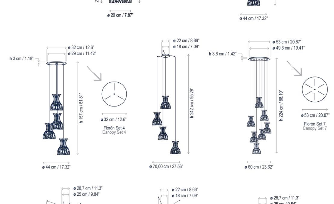 Подвесной светильник от фабрики Bover модель Domita Pendant Lamp