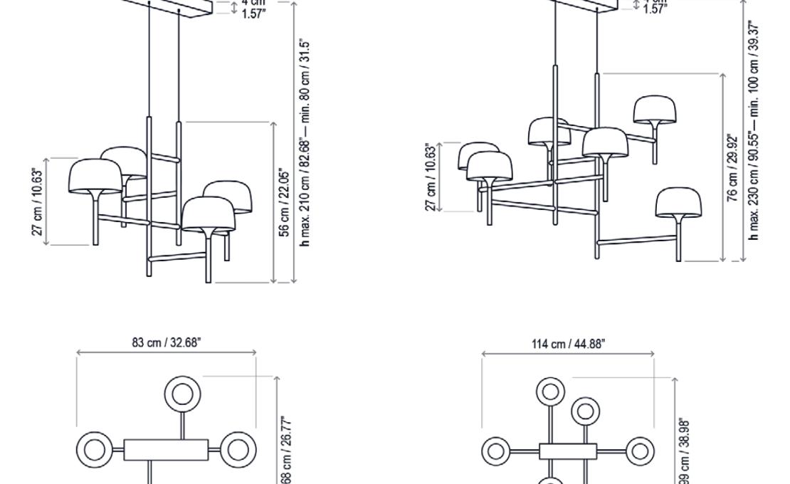 Подвесной светильник от фабрики Bover модель Bol Pendant Lamp