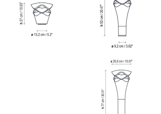 Уличный светильник Bover Cornet Floor Lamp image 5