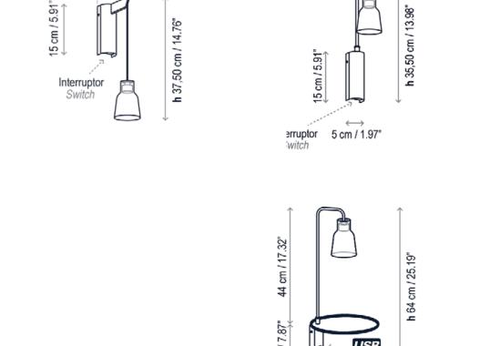 Настенный Светильник Bover Drip/Drop Wall Lamp image 2