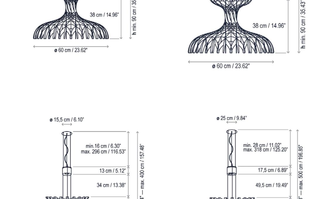 Подвесной светильник от фабрики Bover модель Dome Pendant Lamp