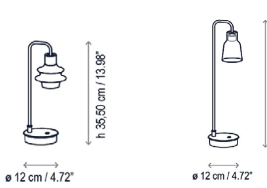 Настольная лампа Bover Drip/Drop  Lamp image 2