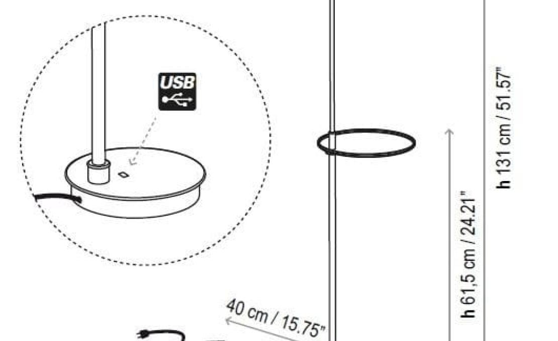 Торшер от фабрики Bover модель Drip/Drop P/131 Floor Lamp
