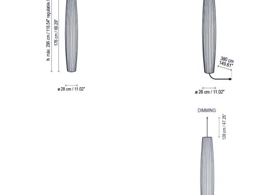Торшер Bover Maxi Outdoor image 2