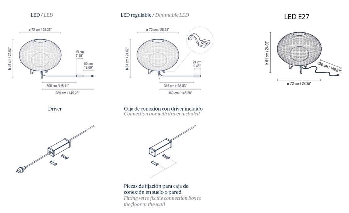 Уличный светильник от фабрики Bover модель Garota Floor Lamp