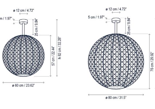 Уличный светильник Bover Nans Sphere Ceiling Lamp image 5