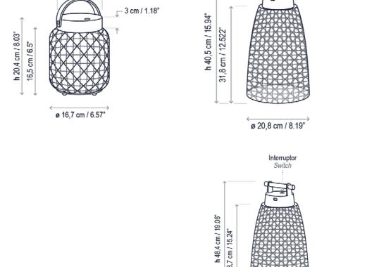 Уличный светильник от фабрики Bover модель Nans Por  Lamp