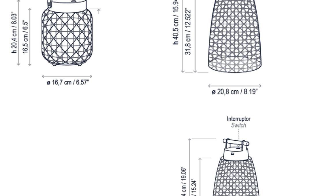 Уличный светильник от фабрики Bover модель Nans Por  Lamp