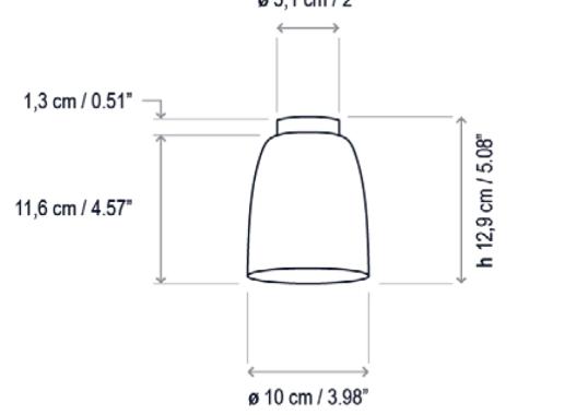 Уличный светильник Bover Nut Cieling Lamp image 6