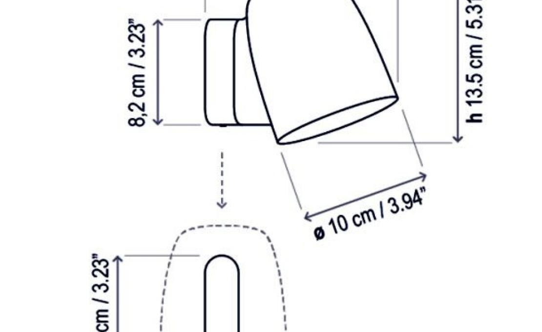 Уличный светильник от фабрики Bover модель Nut Wall Lamp