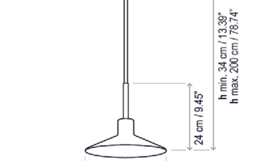 Подвесной светильник от фабрики Bover модель Platet Recessed Pendant Lamp