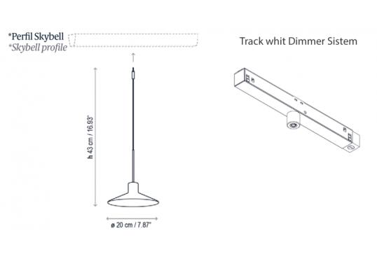 Подвесной светильник Bover Platet on Track image 5