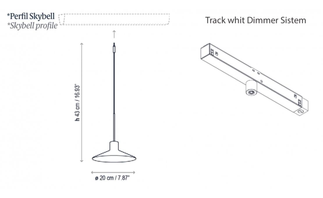 Подвесной светильник от фабрики Bover модель Platet Pendant Lamp on Track