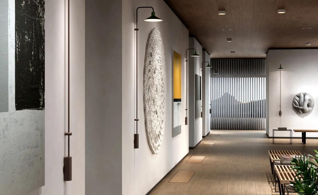 Настенный Светильник от фабрики Bover модель Platet 6 Wall Lamp