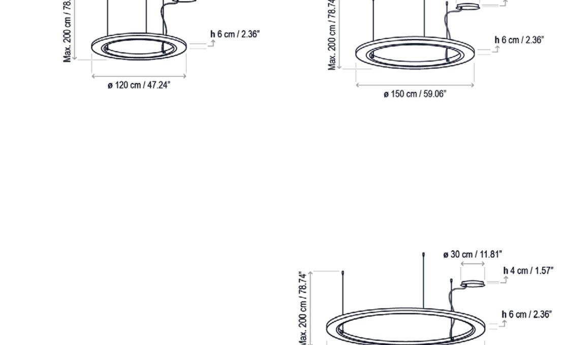 Подвесной светильник от фабрики Bover модель Roda Pendant Lamp