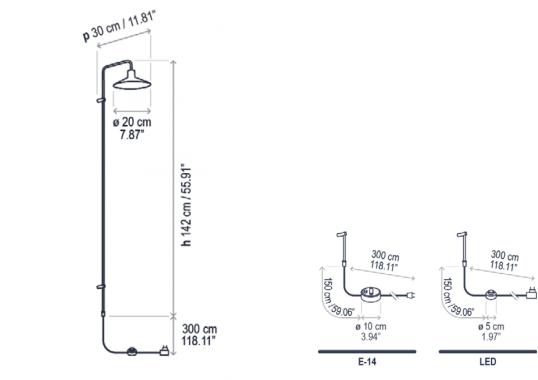 Настенный Светильник от фабрики Bover модель Platet 5 Wall Lamp