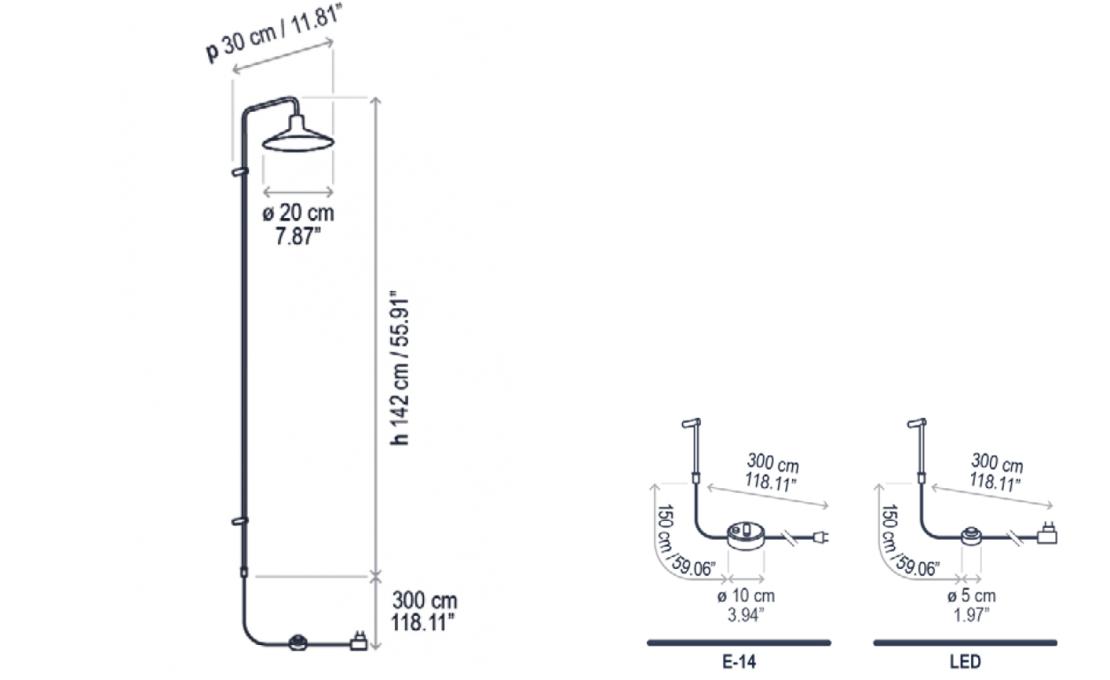 Настенный Светильник от фабрики Bover модель Platet 5 Wall Lamp