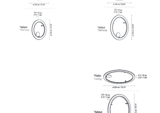 Настенный Светильник Bover Roda Wall/Ceiling Lamp image 4