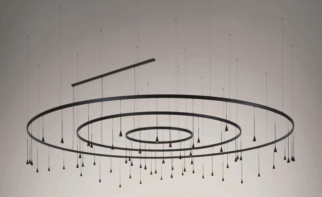 Подвесной светильник от фабрики Bover модель Skybell Circle Pendant Lamp