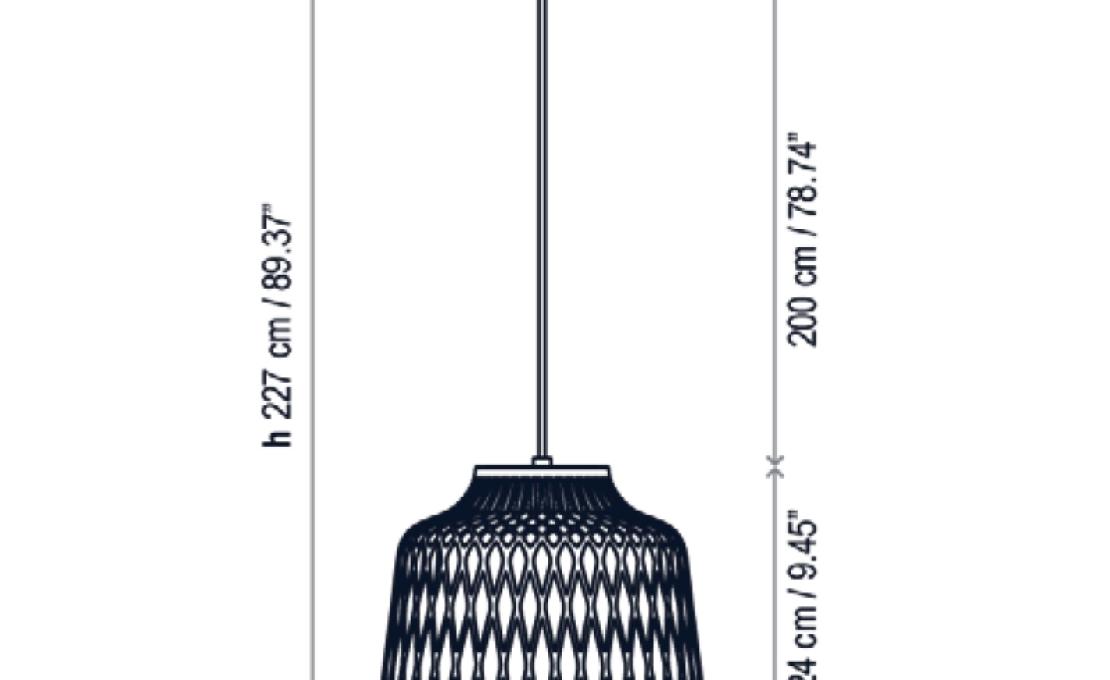 Подвесной светильник от фабрики Bover модель Soft Pendant Lamp