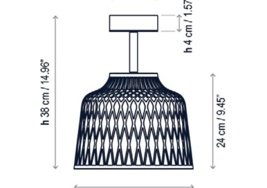 Уличный светильник Bover Soft Ceiling Lamp image 4