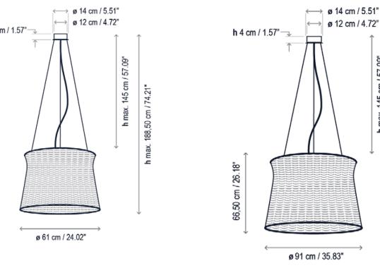 Подвесной светильник Bover Syra Outdoor image 3