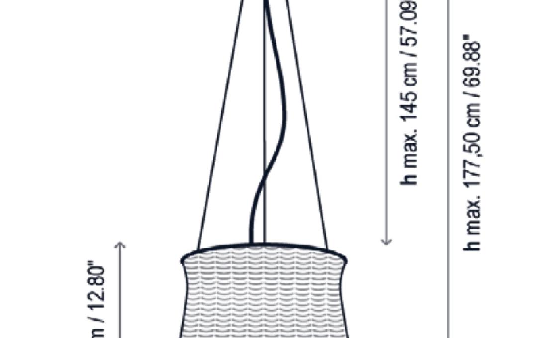 Подвесной светильник от фабрики Bover модель Syra Pendant Lamp
