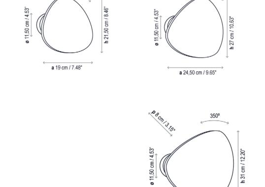 Настенный Светильник Bover Tria Wall Lamp image 3