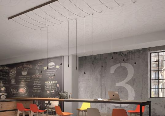 Подвесной светильник от фабрики Bover модель Skybell Linear Pendant Lamp