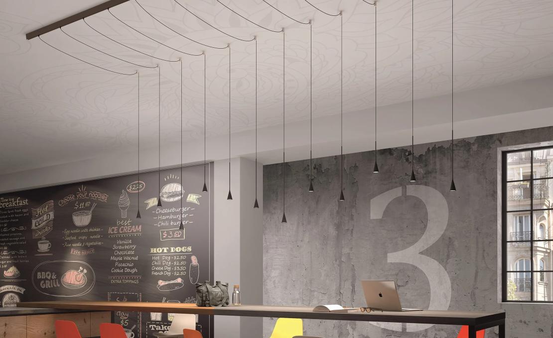 Подвесной светильник от фабрики Bover модель Skybell Linear Pendant Lamp