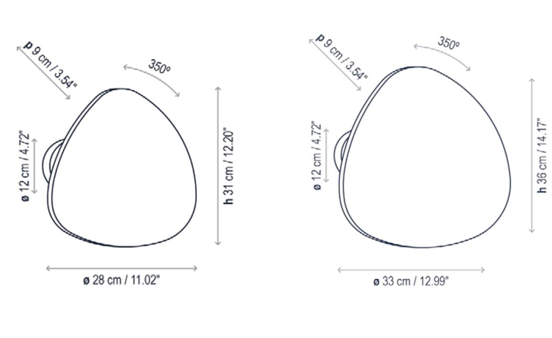 Настенный Светильник от фабрики Bover модель Tria Outdoor Wall Lamp