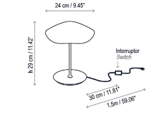 Настольная лампа Bover Valentina  Lamp image 5