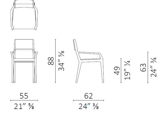 Стул  Ala Chair  от фабрики Ceccotti