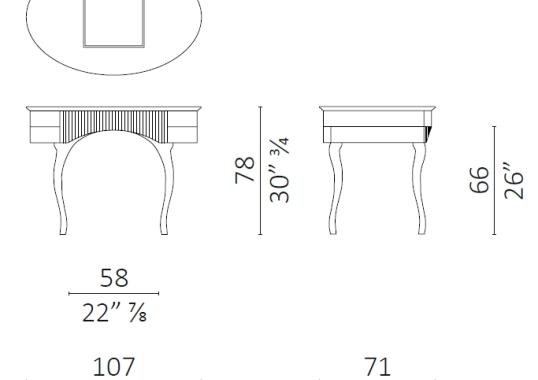 Письменный Стол от фабрики Ceccotti Collezioni модель Arabella Writing Desk