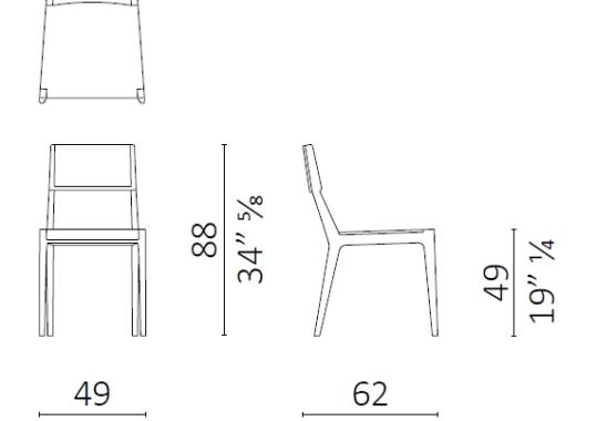Стул  Ala Chair  от фабрики Ceccotti