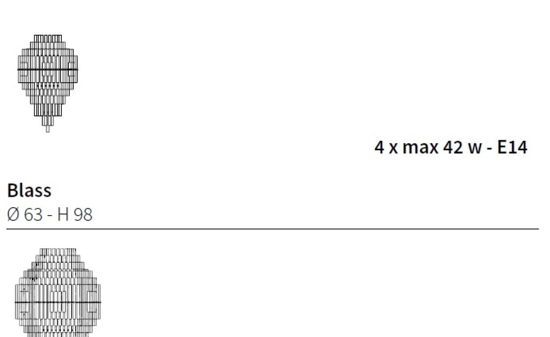 Подвесной светильник от фабрики Ceccotti Collezioni модель Blass Ceiling Lamp