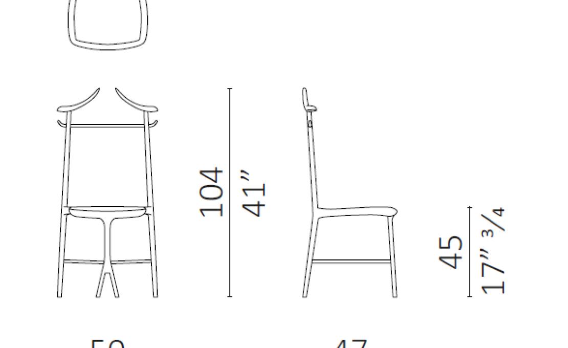 Стул от фабрики Ceccotti Collezioni модель Chambre Close