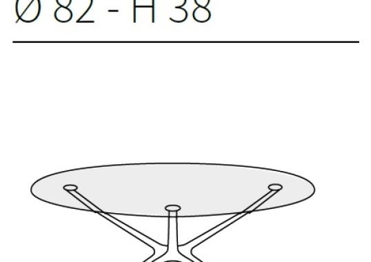 Журнальный столик от фабрики Ceccotti Collezioni модель Croix De Bois Low