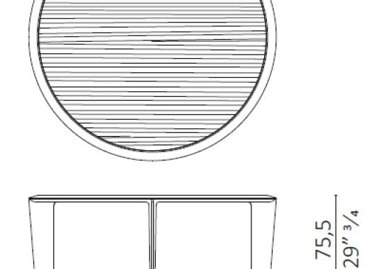 Стол от фабрики Ceccotti Collezioni модель Deriva