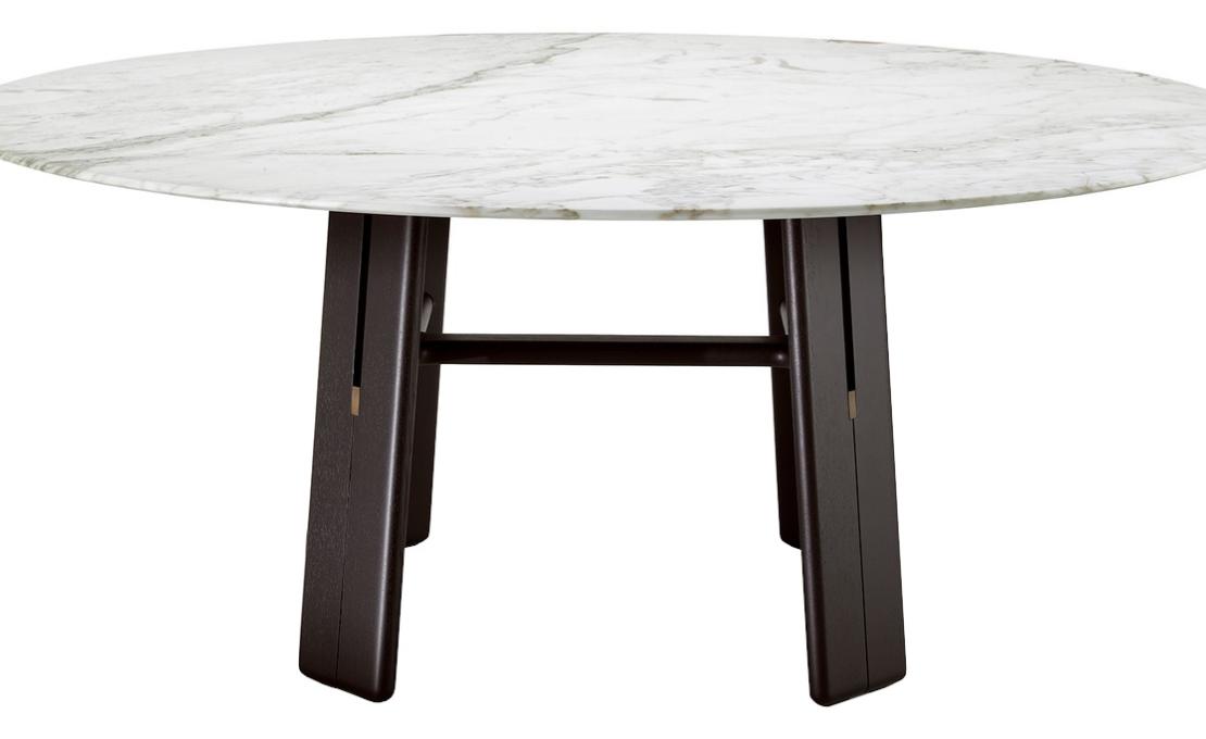 Стол  модель DUO ROUND от фабрики Ceccotti Collezioni