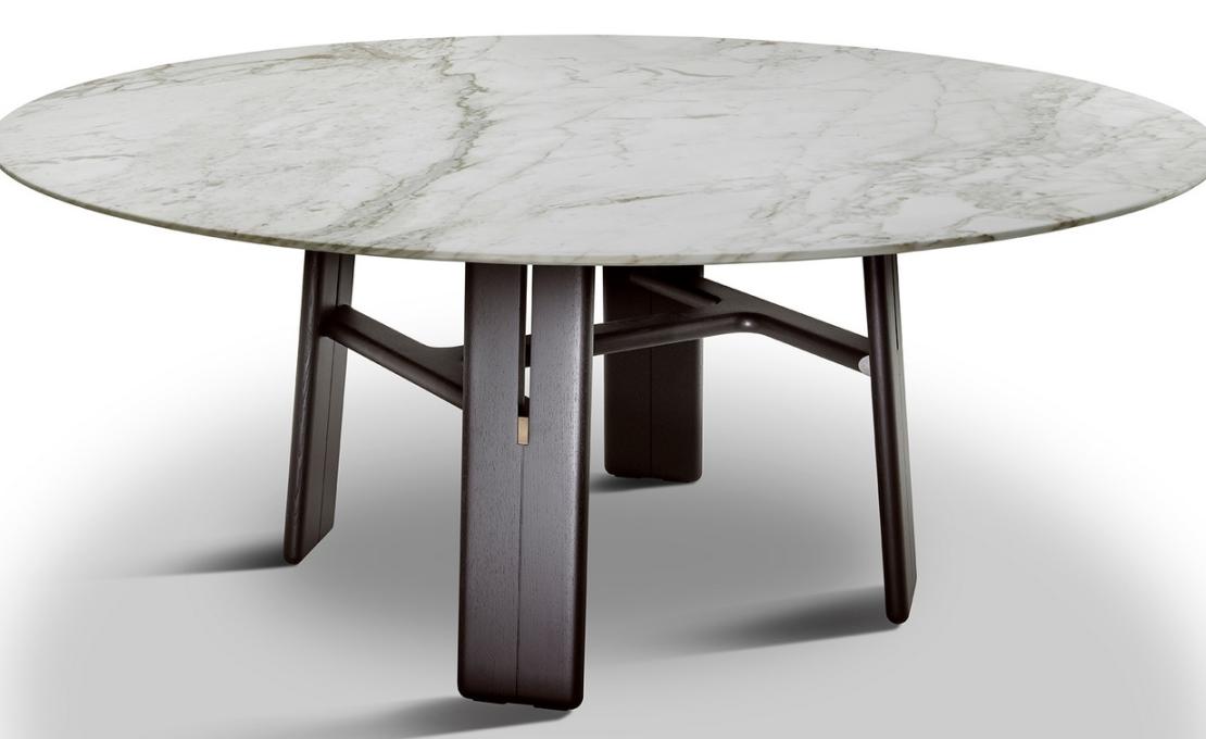 Стол  модель DUO ROUND от фабрики Ceccotti Collezioni