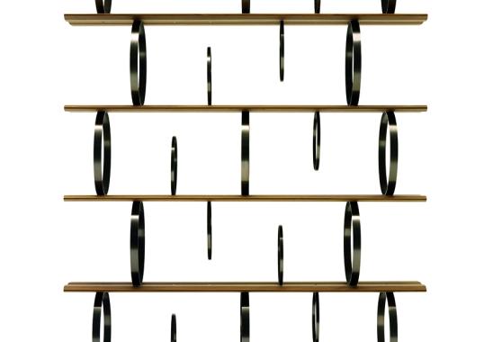 Стеллаж для книг от фабрики Ceccotti Collezioni модель Flying Circles Bookcase