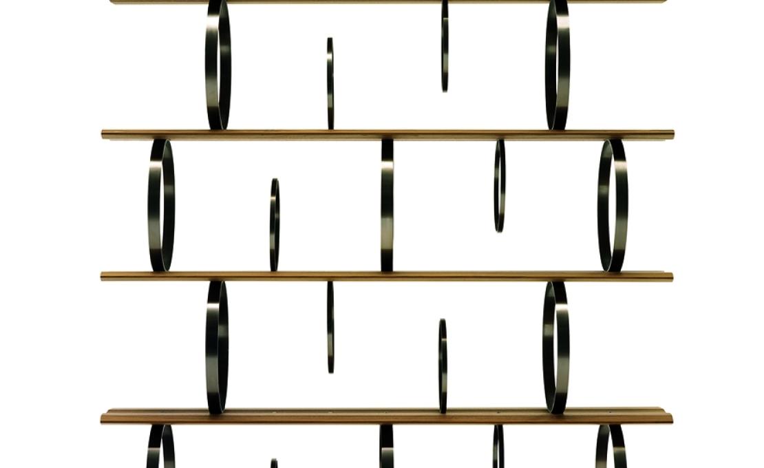 Стеллаж для книг от фабрики Ceccotti Collezioni модель Flying Circles Bookcase