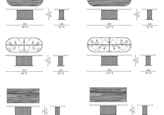 Стол от фабрики Ceccotti Collezioni модель Full