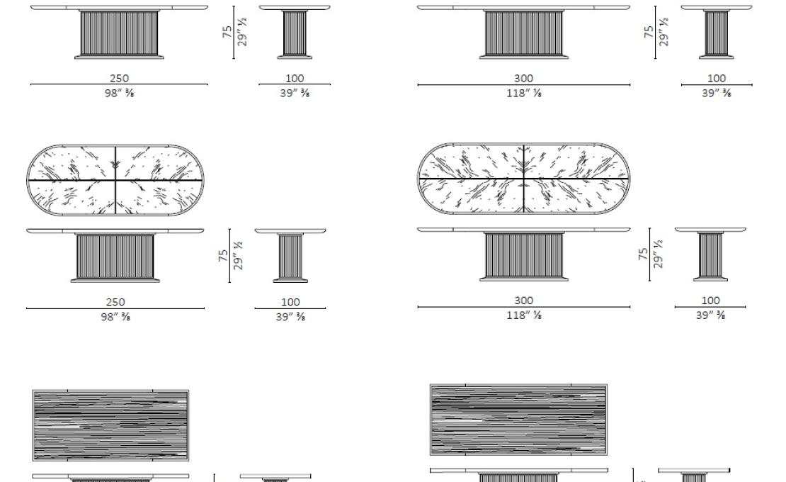 Стол от фабрики Ceccotti Collezioni модель Full