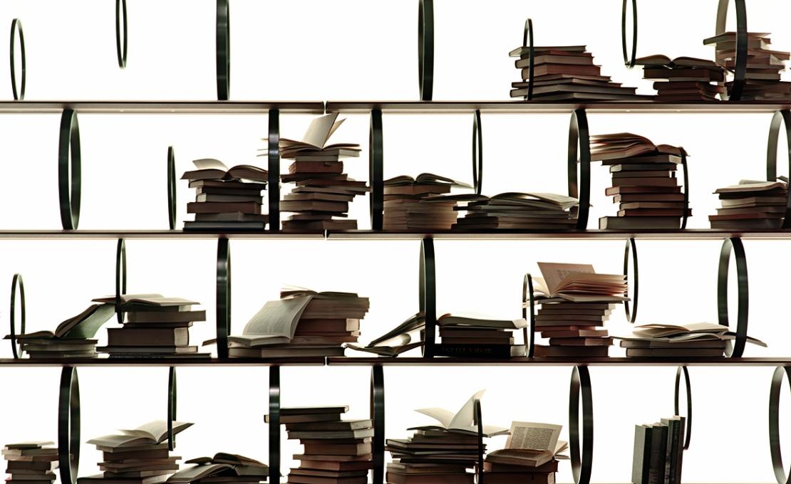 Стеллаж для книг от фабрики Ceccotti Collezioni модель Flying Circles Bookcase