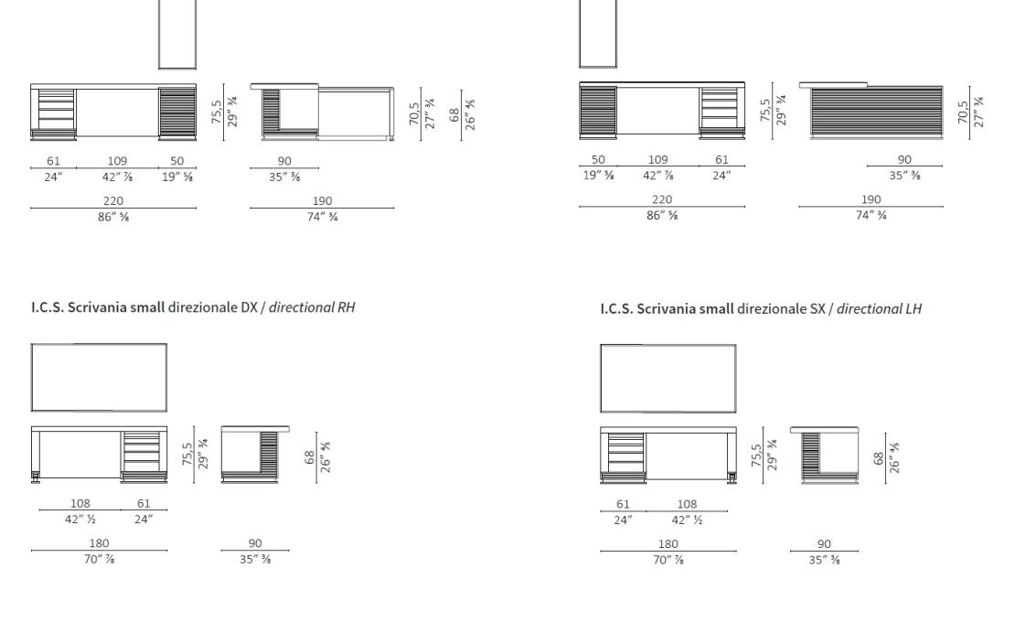 Письменный Стол от фабрики Ceccotti Collezioni модель I.C.S. Writing Desk
